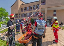 THW Feuerwehr Baumkletterer Seil Rettungsseil Höhenrettung 