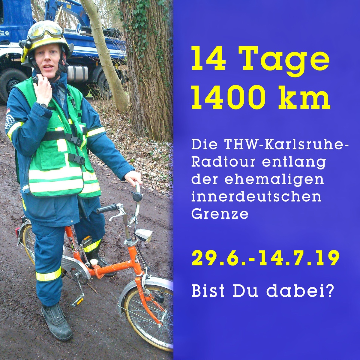 THWKarlsruhe FundraisingRadtour 1400 km in 14 Tagen